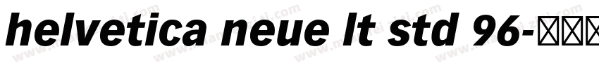 helvetica neue lt std 96字体转换